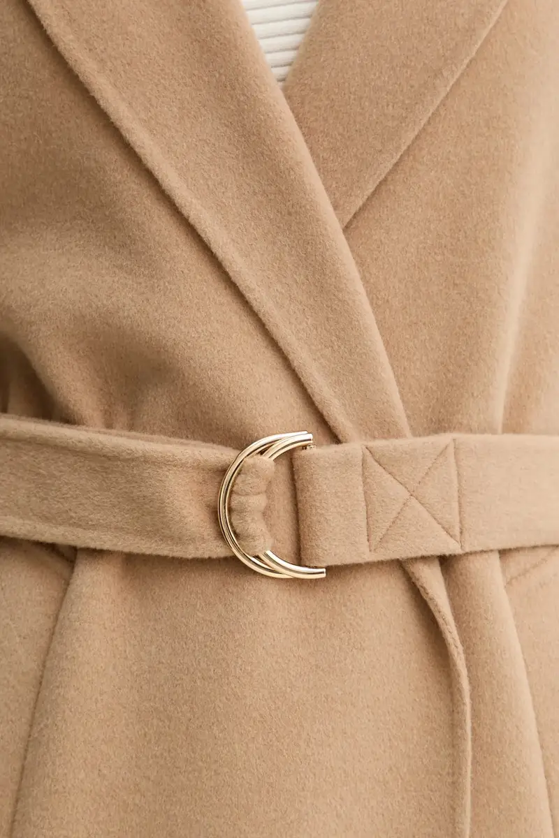 cappotto in lana colore beige 2523016011200 miniatura 5