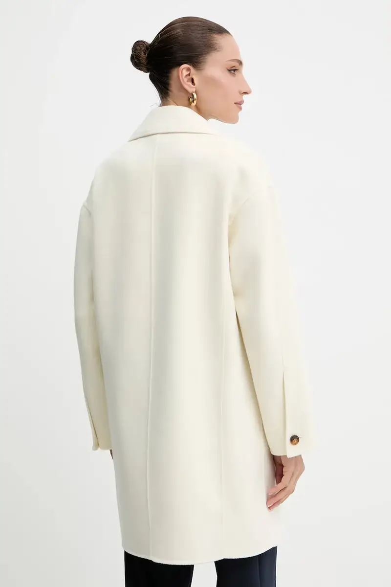 cappotto in lana colore beige 2523016031200 miniatura 3
