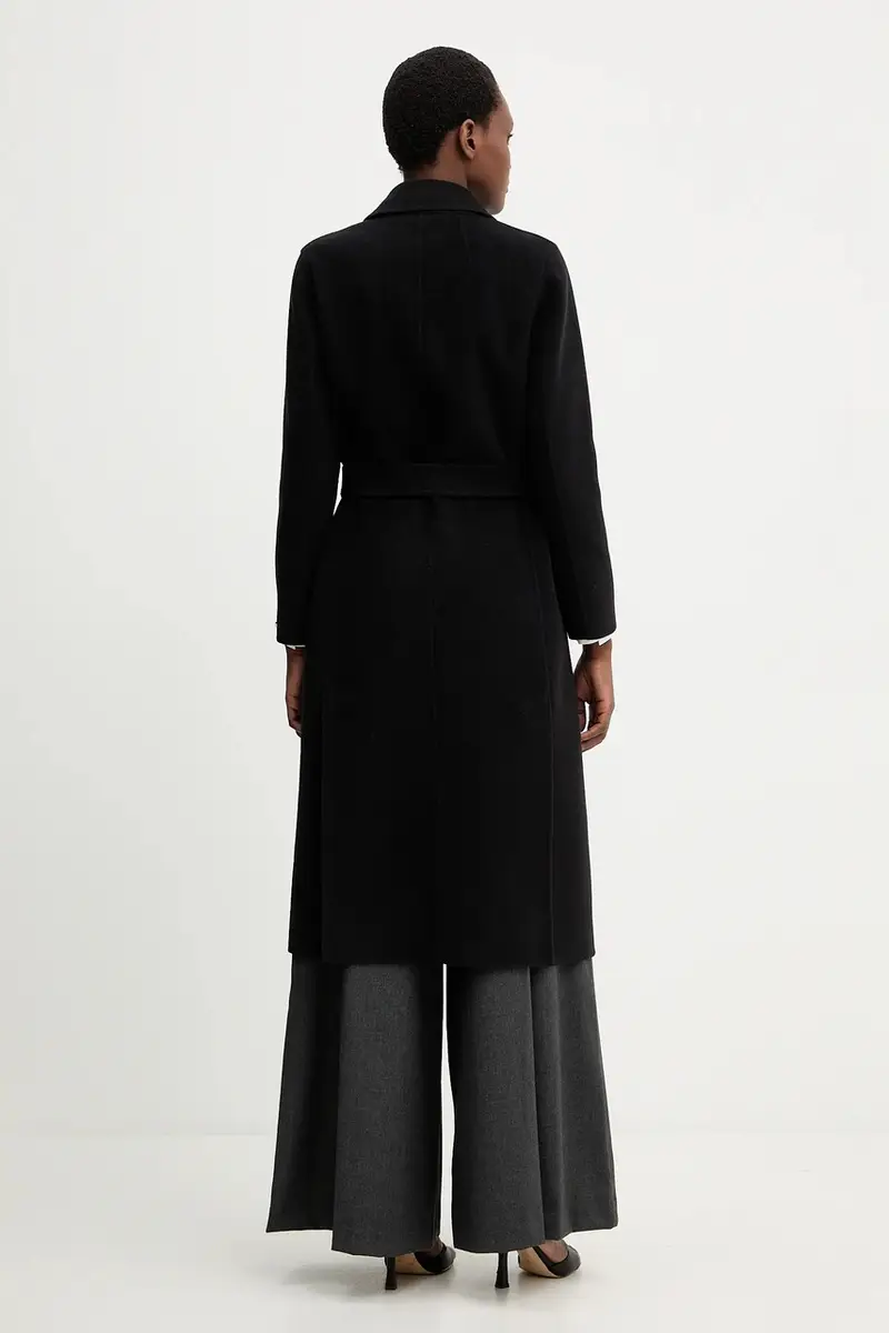 cappotto in lana colore nero 2523016011200 miniatura 3