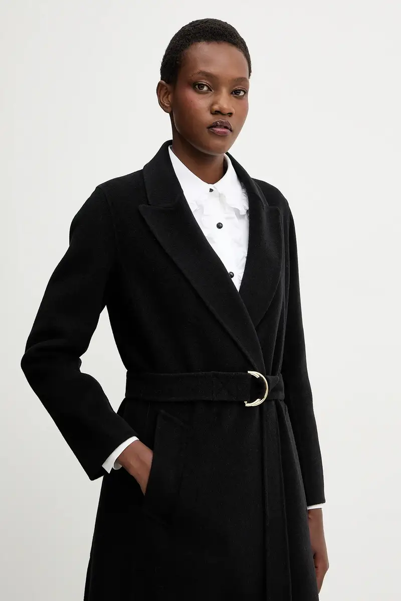 cappotto in lana colore nero 2523016011200 miniatura 4