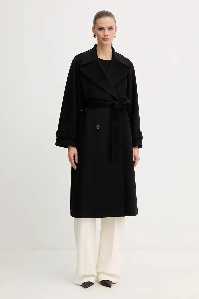 cappotto in lana colore nero 2523016071200