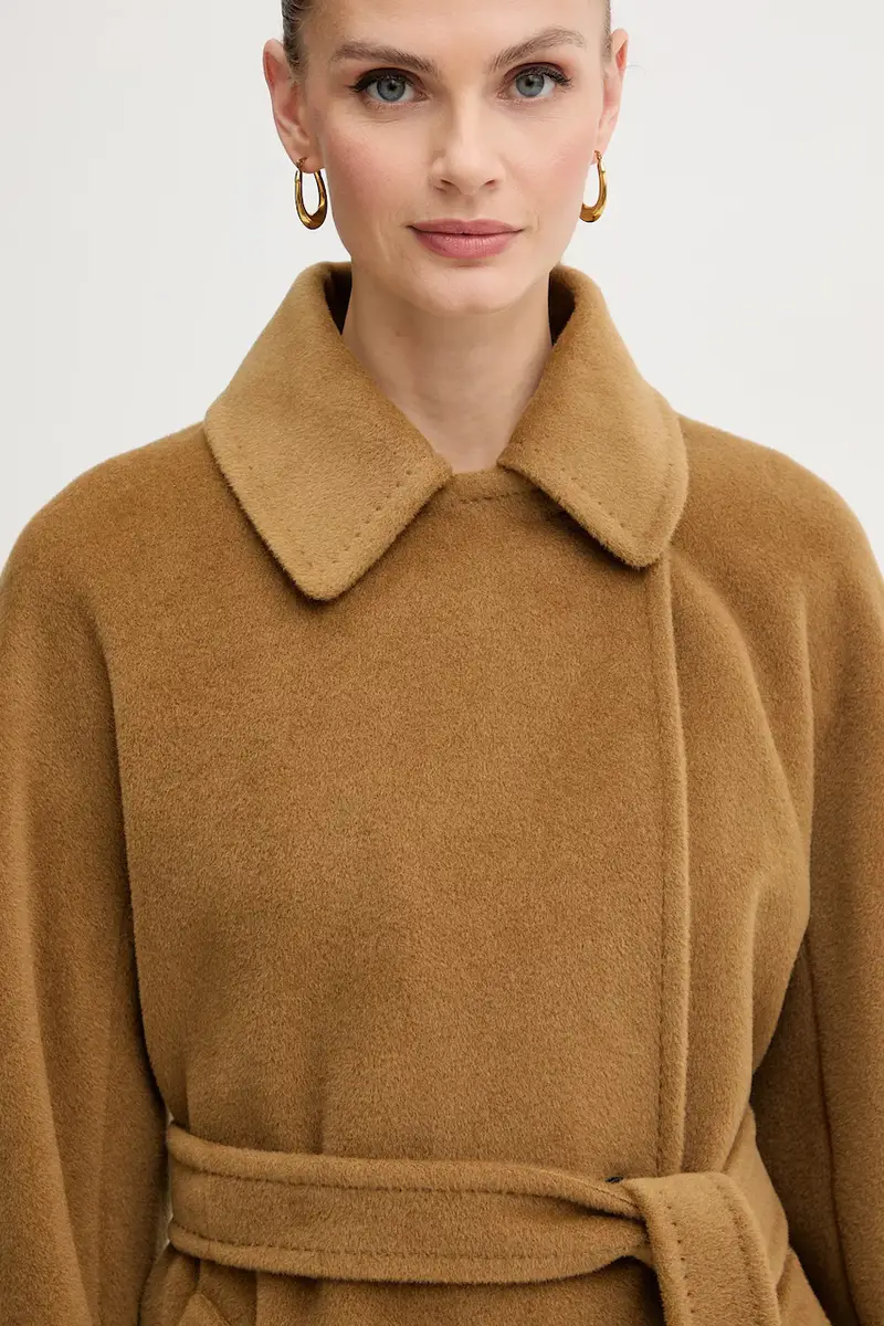 cappotto in lana colore verde 2523016142200 miniatura 4