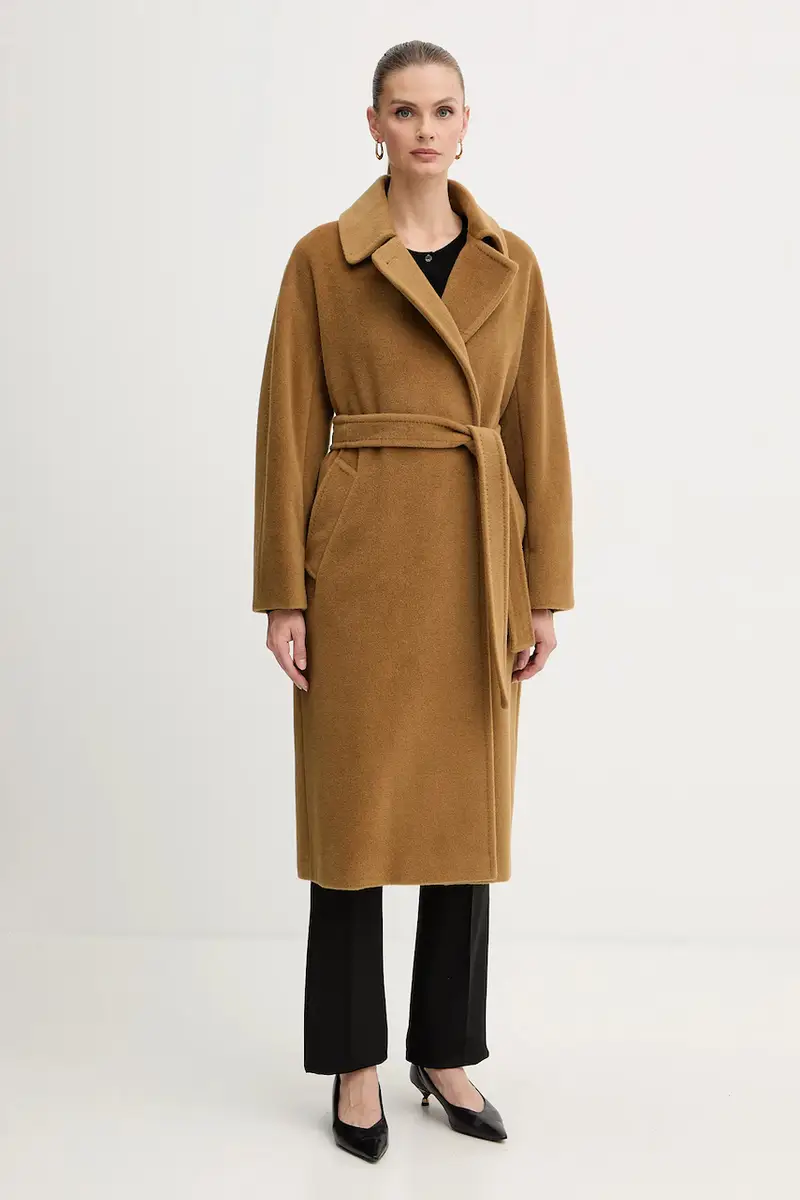 cappotto in lana colore verde 2523016142200