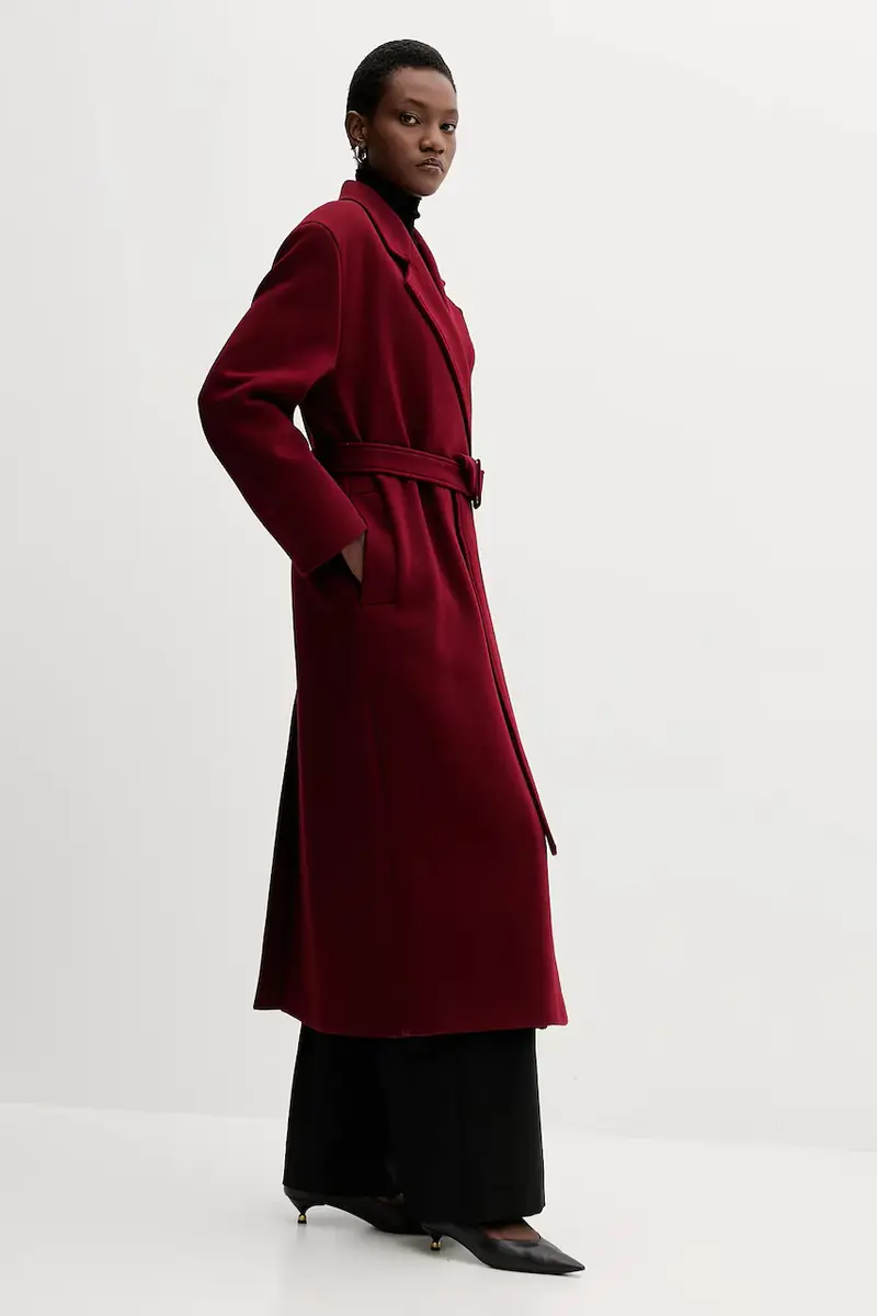 cappotto in lana Granata miniatura 4