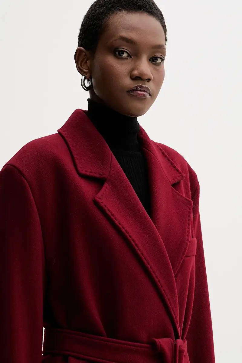 cappotto in lana Granata miniatura 5