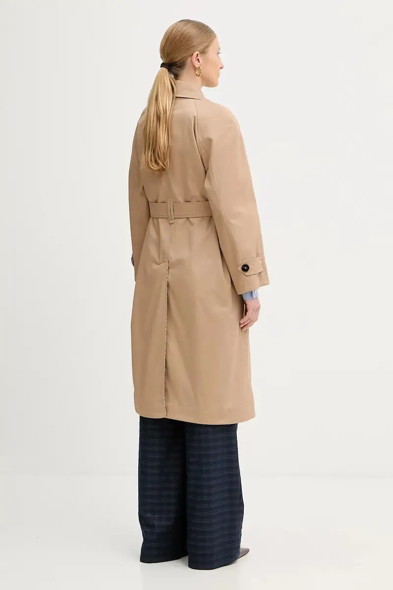 cappotto reversibile con lana colore beige 2523026011200 miniatura 3