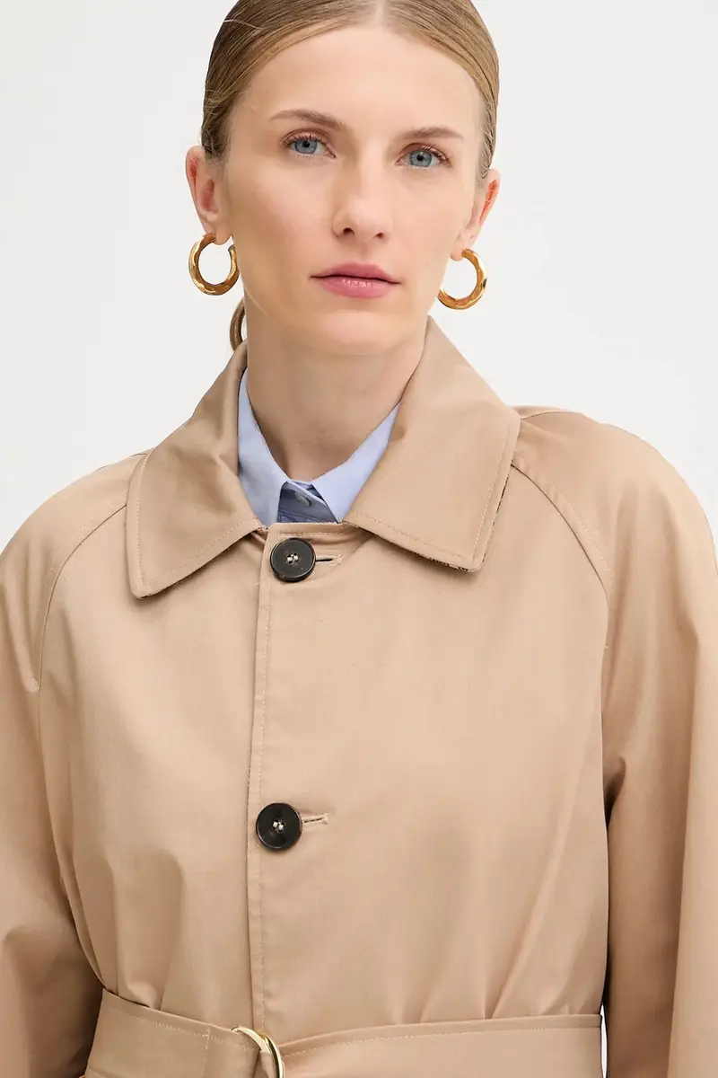 cappotto reversibile con lana colore beige 2523026011200 miniatura 5