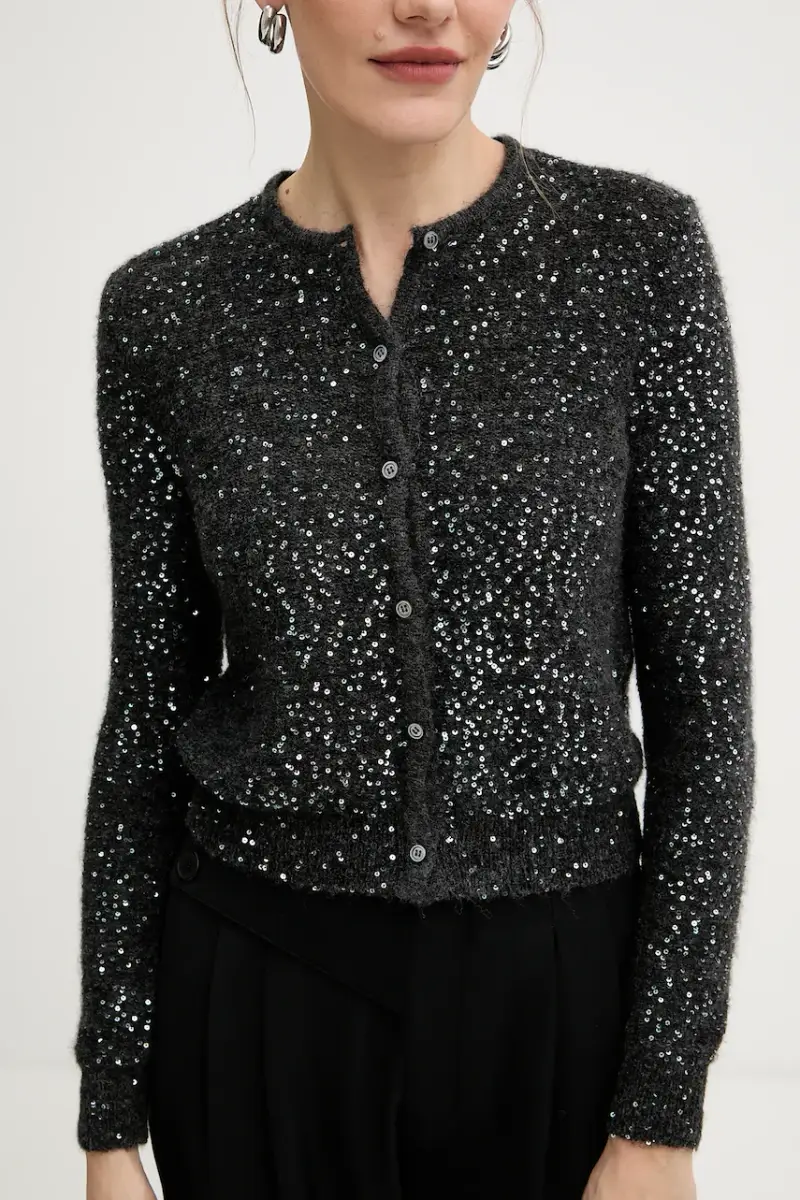 Marella Cardigan Nero 4094201 miniatura 5