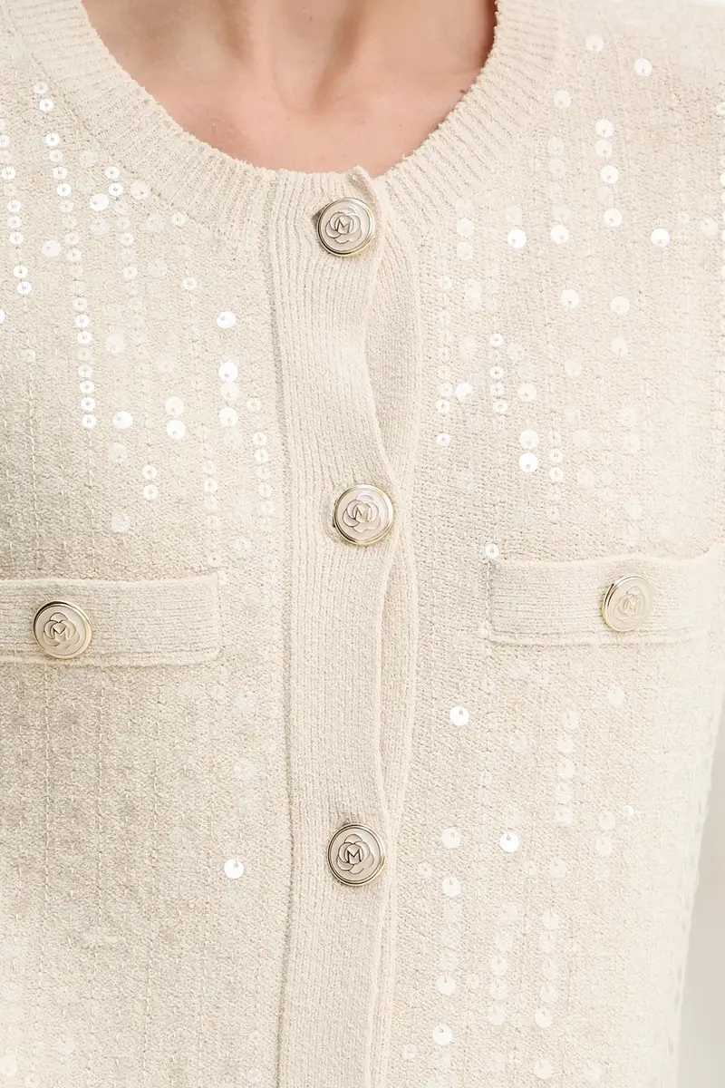 Marella Cardigan Donna Beige 3840096 miniatura 5