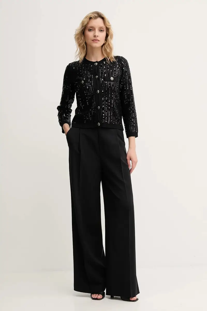 Marella Cardigan Donna Nero 3846172 miniatura 2