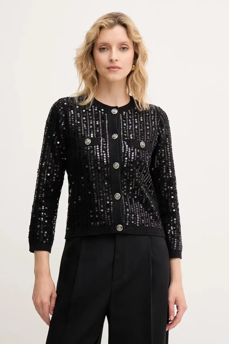 Marella Cardigan Donna Nero 3846172