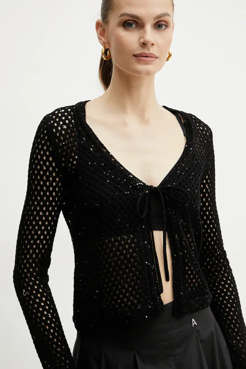 cardigan in cotone Emme by Marella colore nero 2515341031200