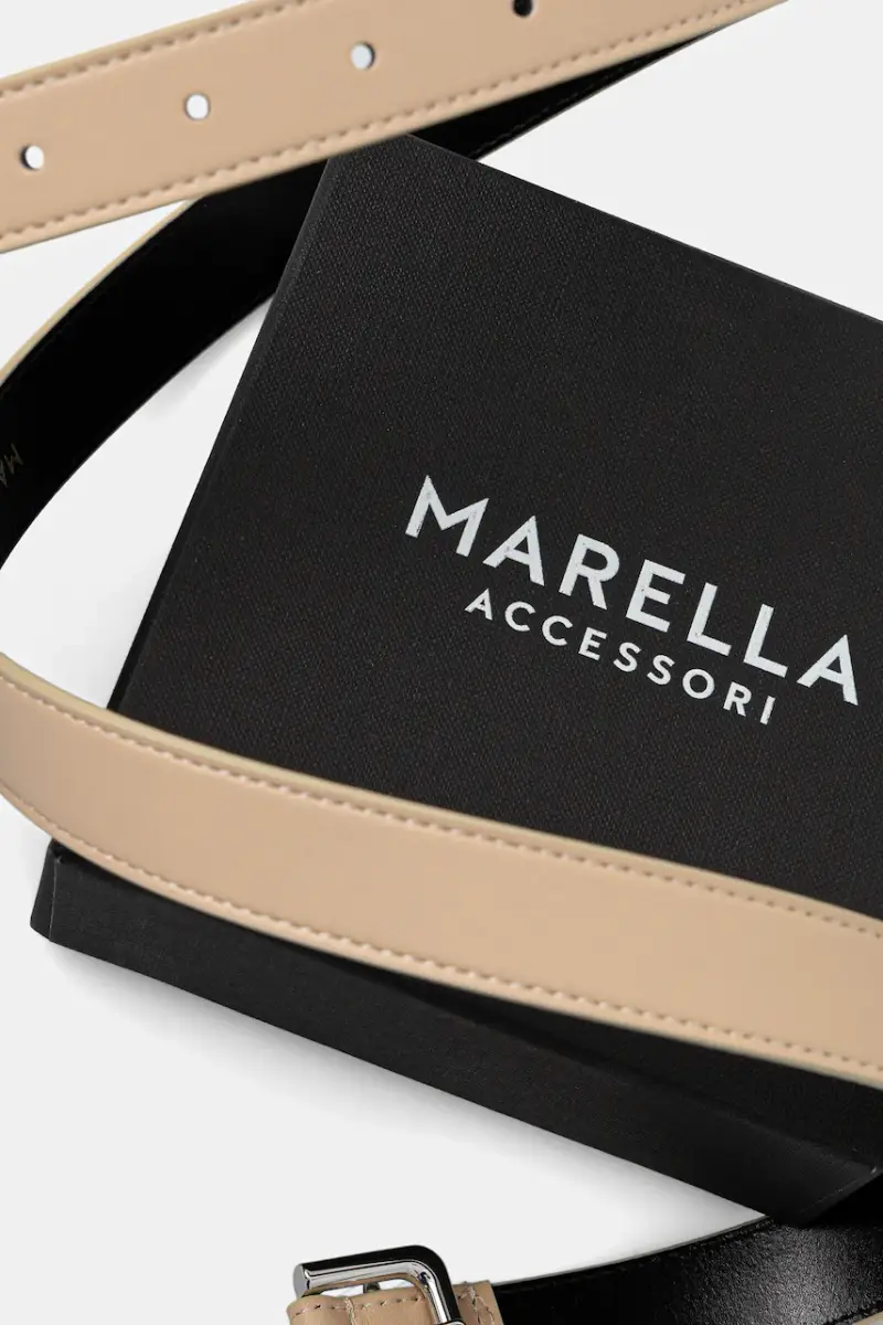 cintura in pelle donna colore beige 2523506037200 miniatura 3