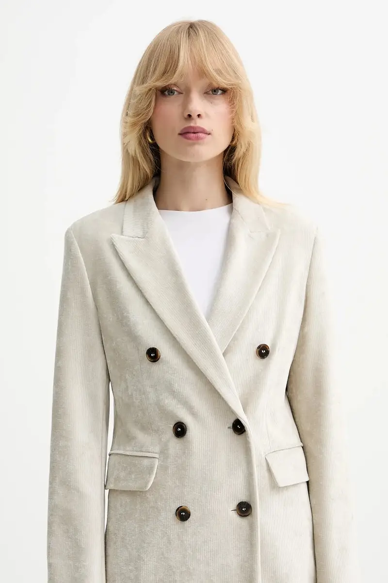 giacca colore beige 2523916074200 miniatura 4