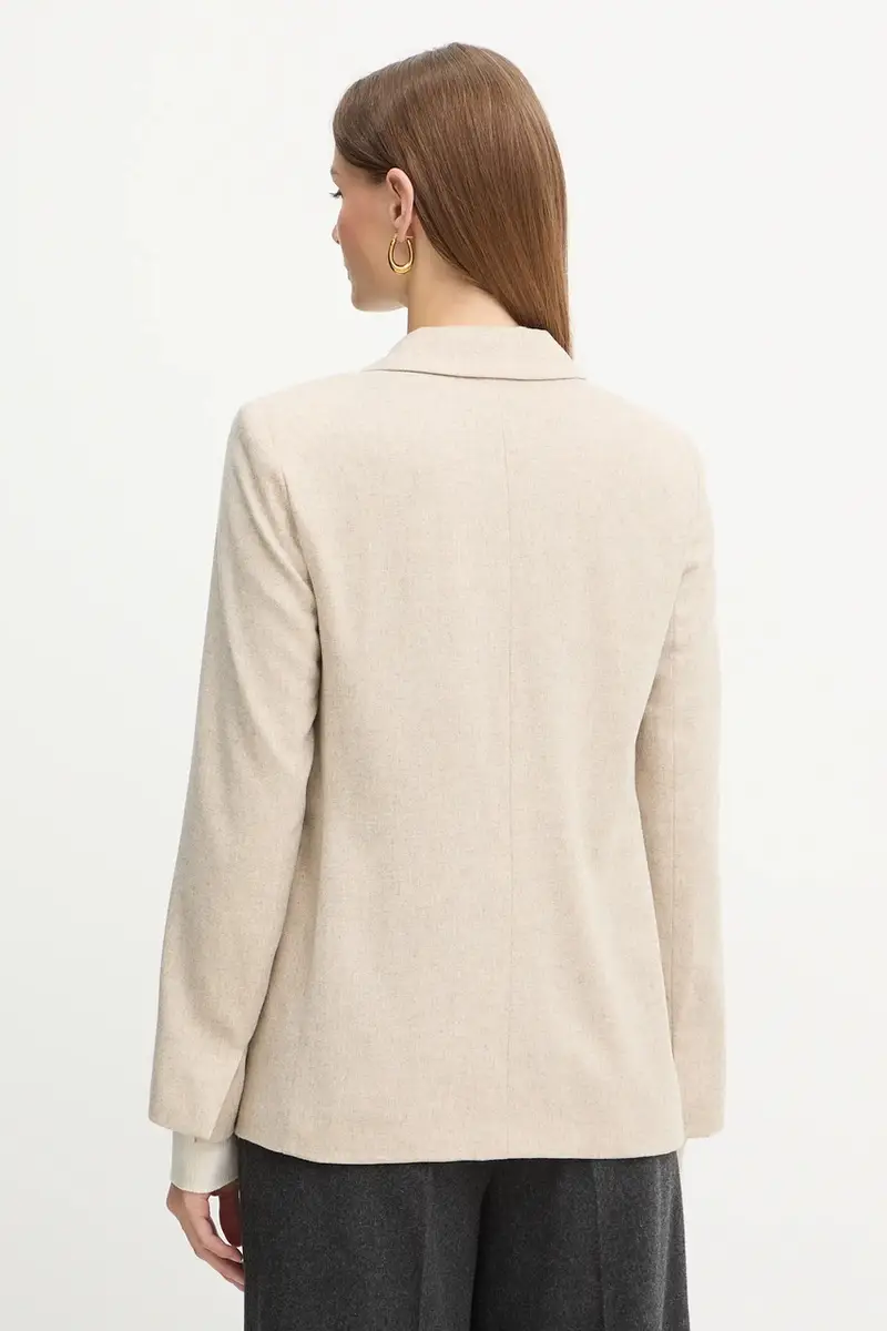 giacca con lana Emme by Marella colore beige 2525046072200 miniatura 3