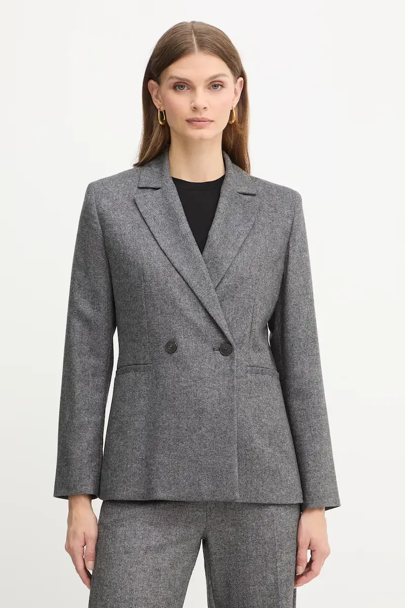 giacca con lana Emme by Marella Grigio