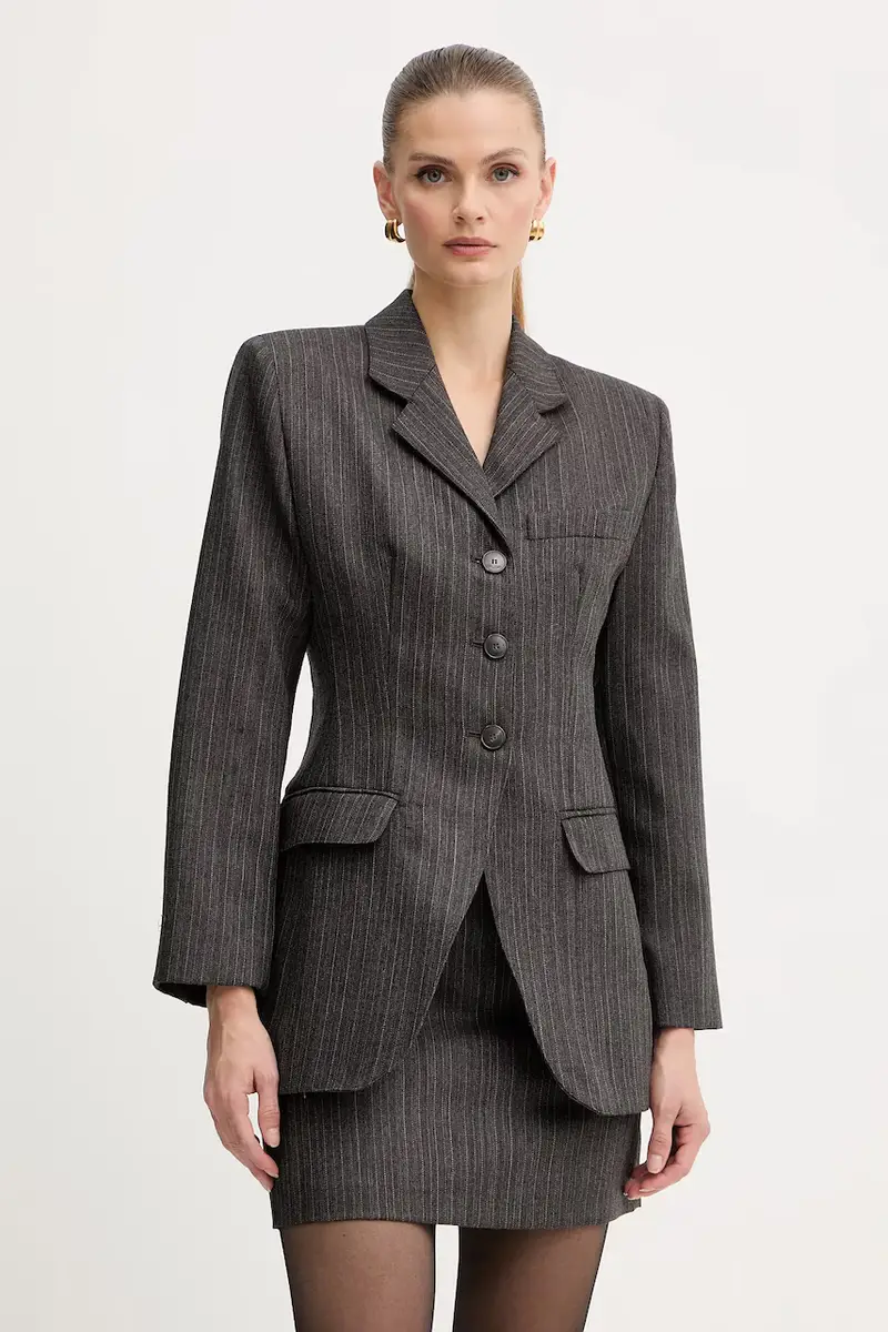 giacca in lana colore marrone 2523046052200