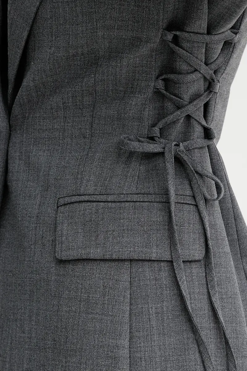 giacca in misto lana colore grigio 2523046014200 miniatura 5