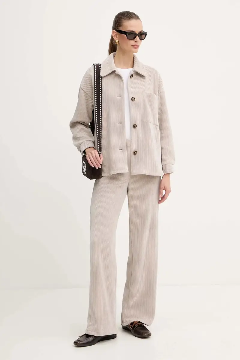 giacca in velluto a coste Emme by Marella colore beige 2525916032200 miniatura 2