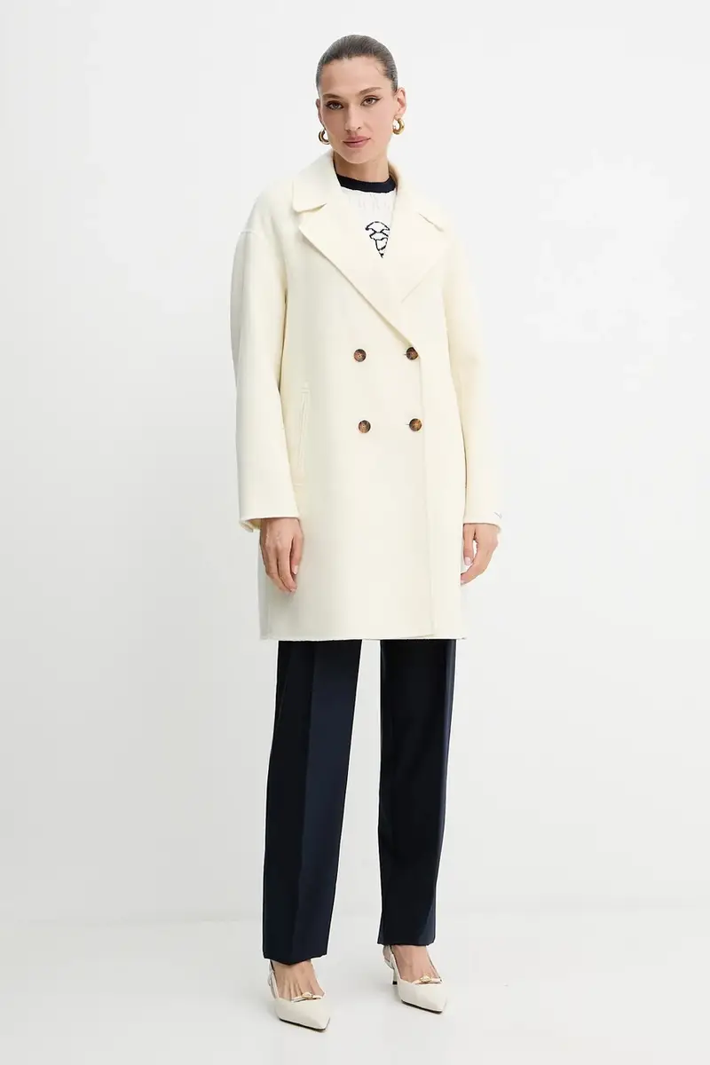 gilè in lana donna colore beige 2523356054200 miniatura 2