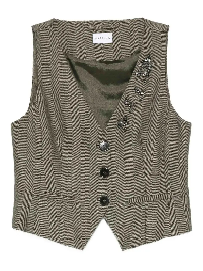 Marella Gilet Marrone 4231242