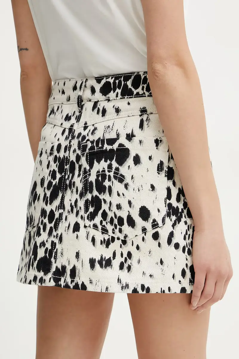 gonna di jeans LODOLA colore beige 2513101064200 miniatura 3