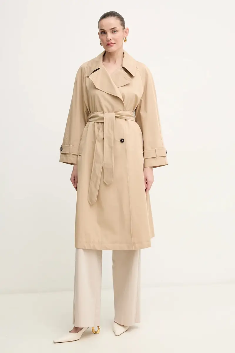 impermeabile di cotone GROLLA donna colore beige 2513021051200