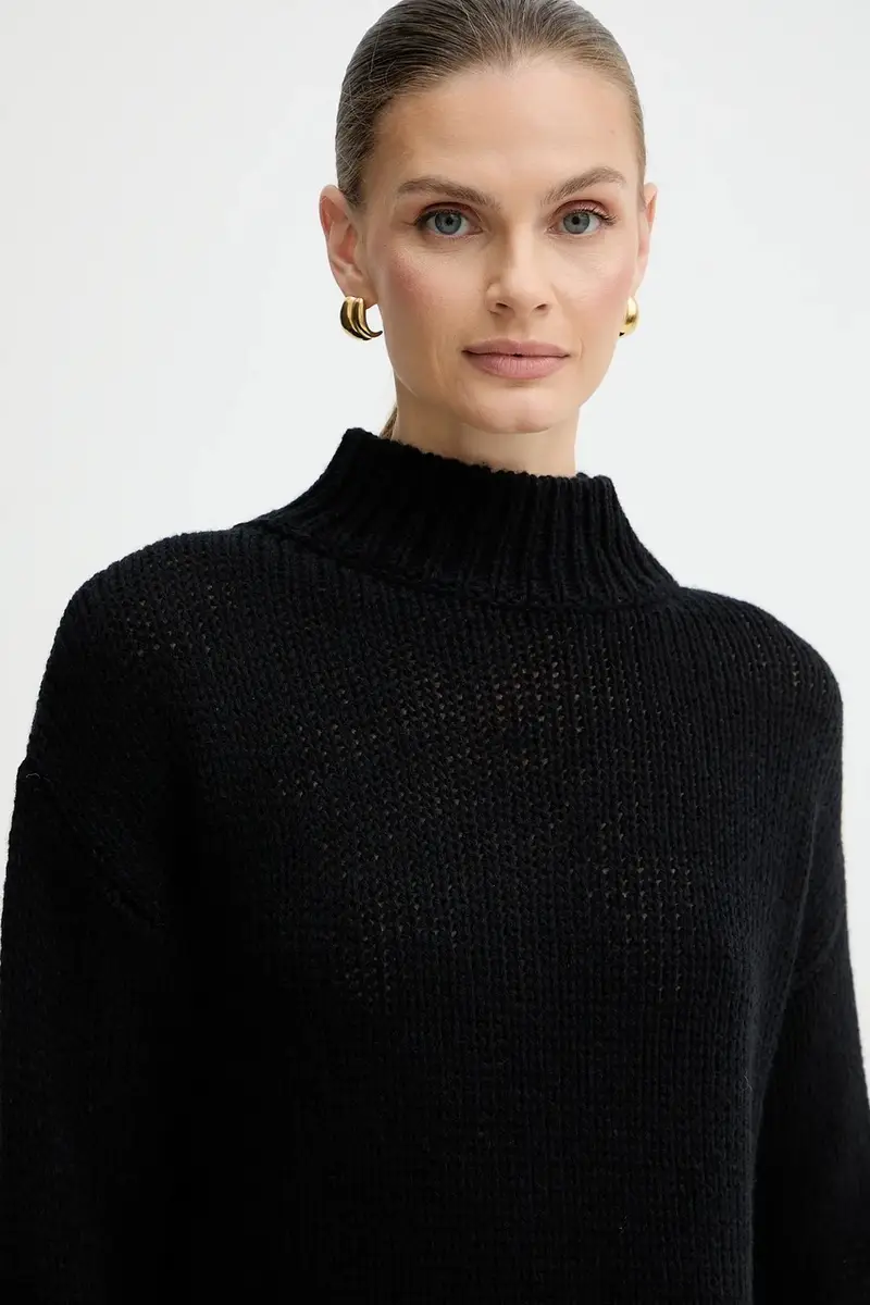 maglione con lana Emme by Marella colore nero 2525366082200 miniatura 4