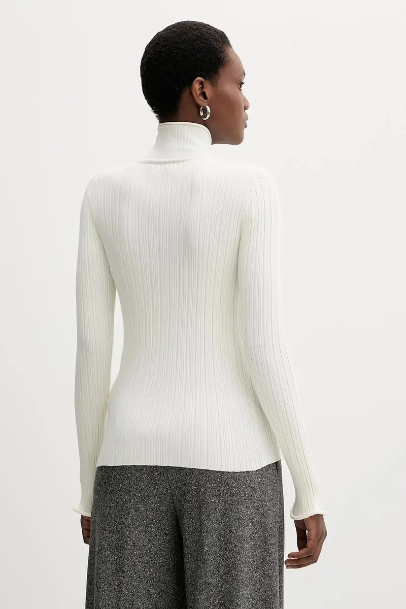 maglione donna colore beige 2523366092200 miniatura 3