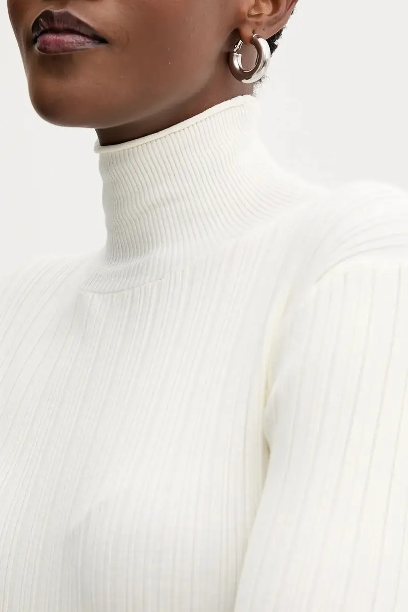 maglione donna colore beige 2523366092200 miniatura 5