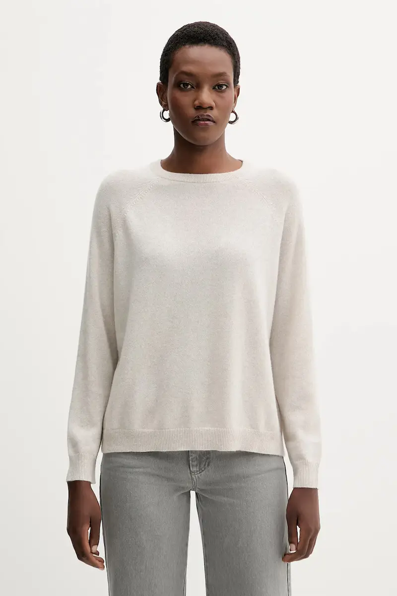 maglione in cachemirie donna colore beige 2523366171200