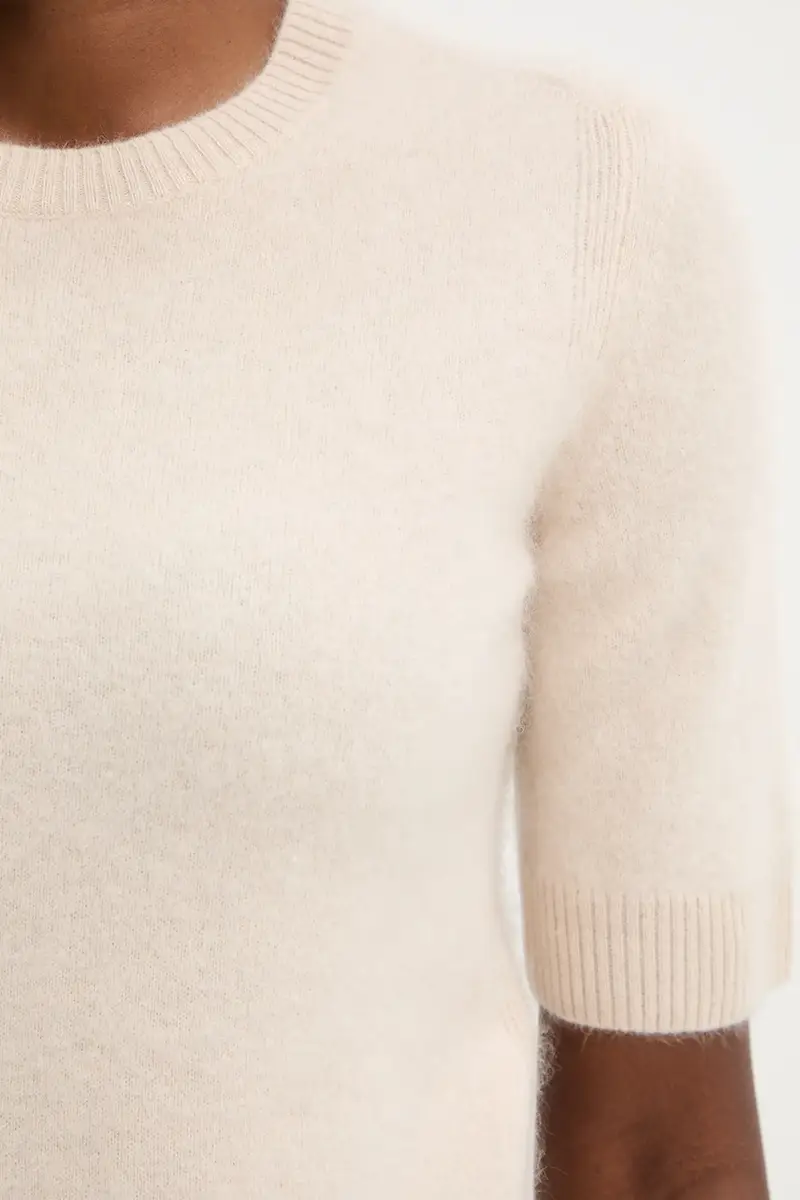 maglione in lana donna colore beige 2523366075200 miniatura 5