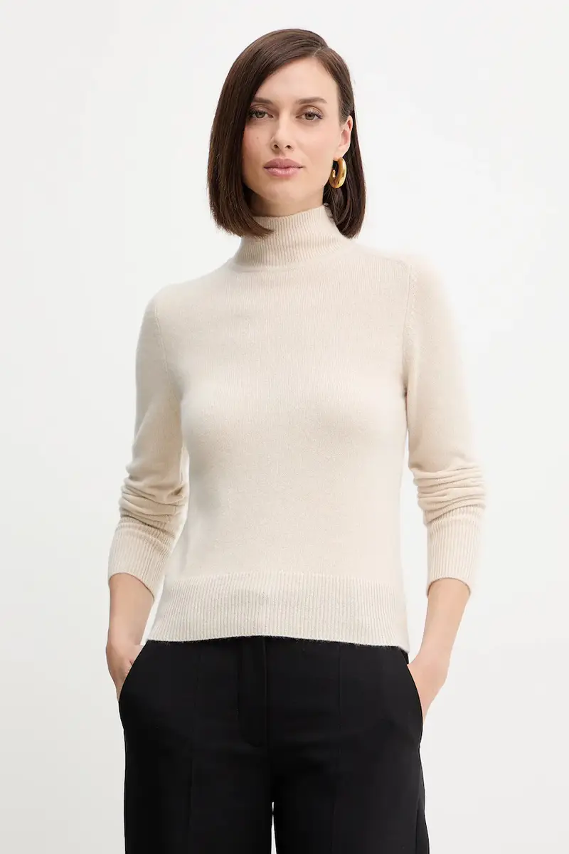 maglione in lana donna colore beige 2523366254200