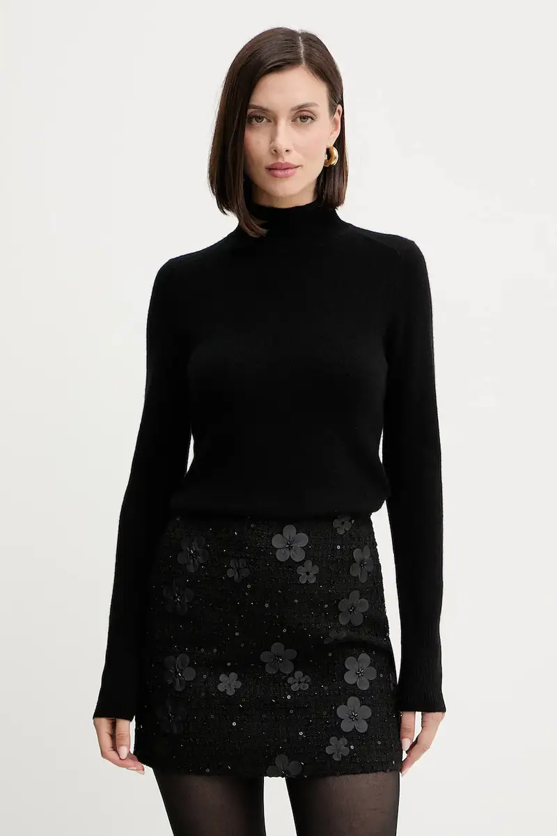 maglione in lana donna colore nero 2523366254200