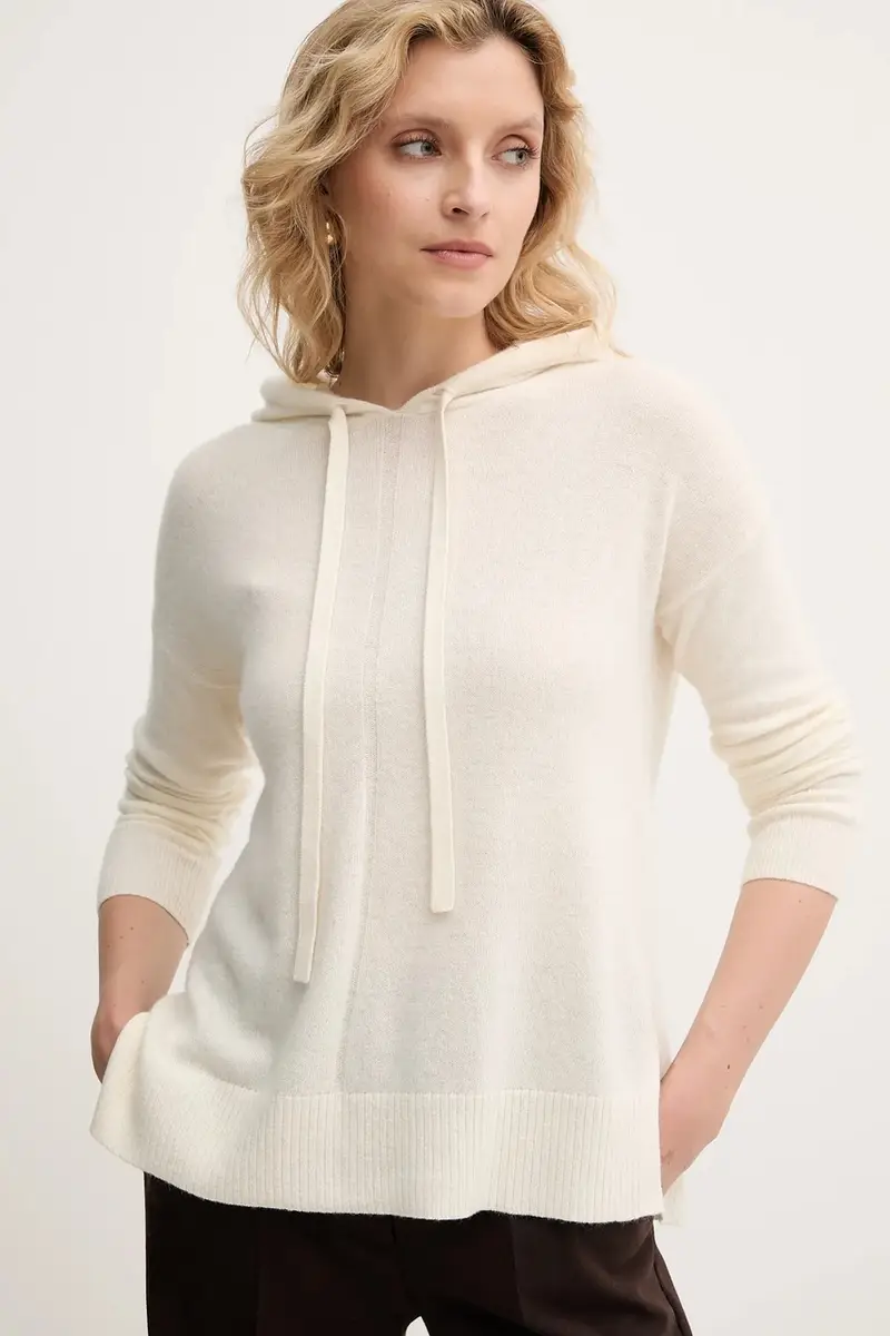 maglione in misto lana Emme by Marella donna colore beige 2525366011200 miniatura 4