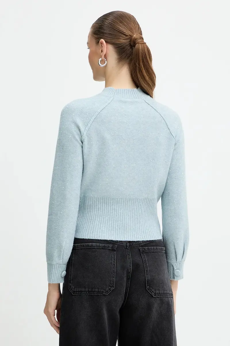 maglione in misto lana Emme by Marella donna colore blu 2525366022200 miniatura 3