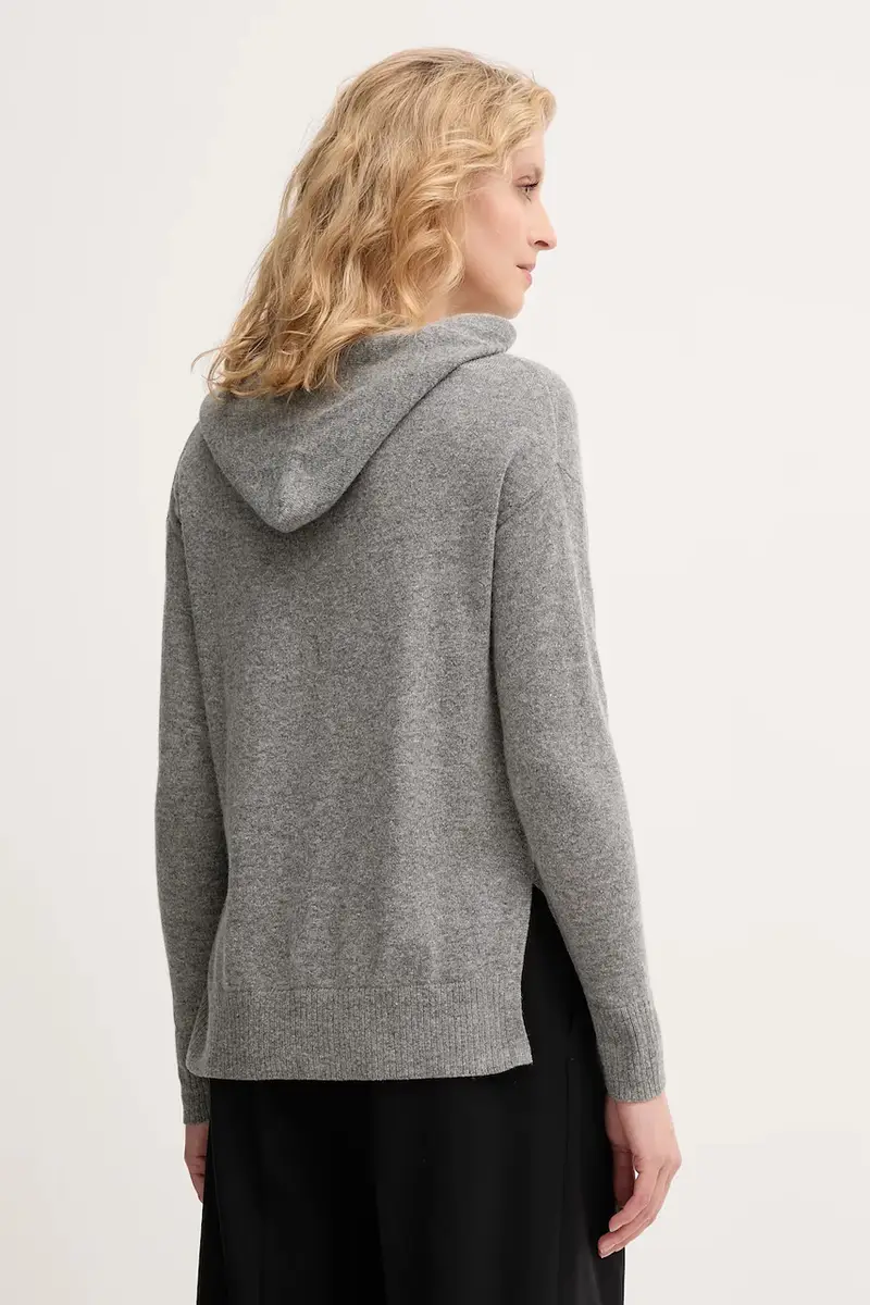 maglione in misto lana Emme by Marella donna colore grigio 2525366011200 miniatura 3