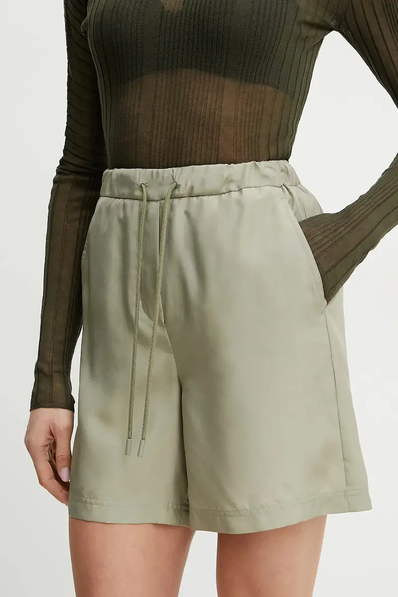 pantaloncini in seta BORBONA donna colore verde 2513141025200