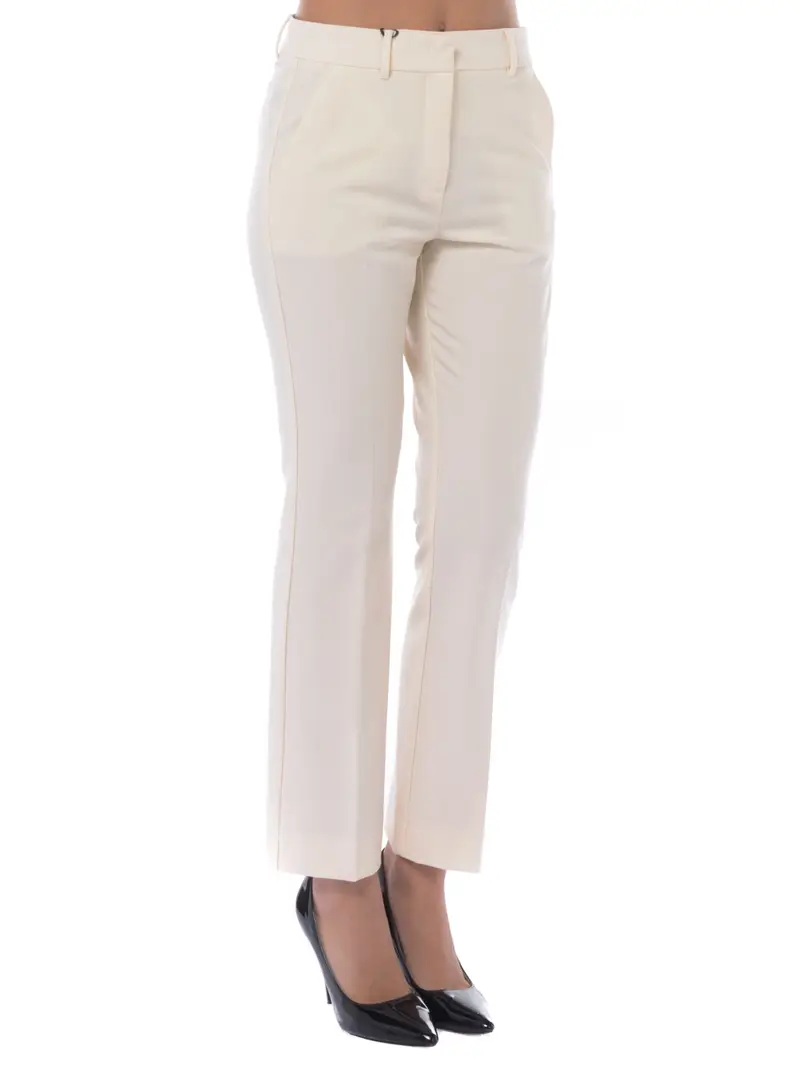 pantalone da donna Marella chino con impunture BEIGE