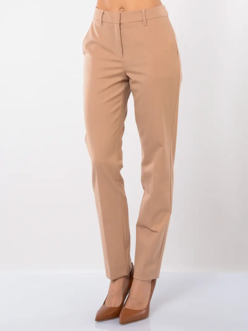 pantalone da donna Marella chino in misto lana BEIGE