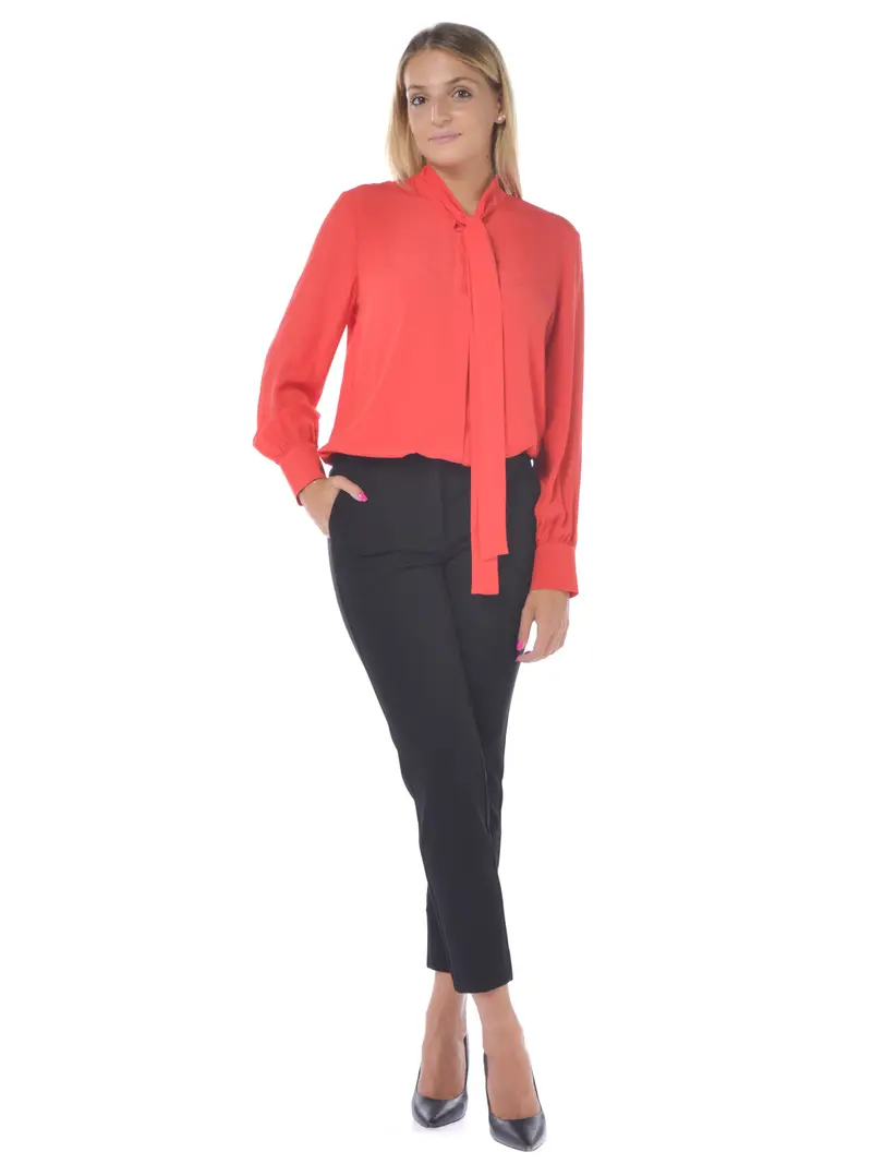 pantalone da donna Marella con elastico e tasche NERO miniatura 2