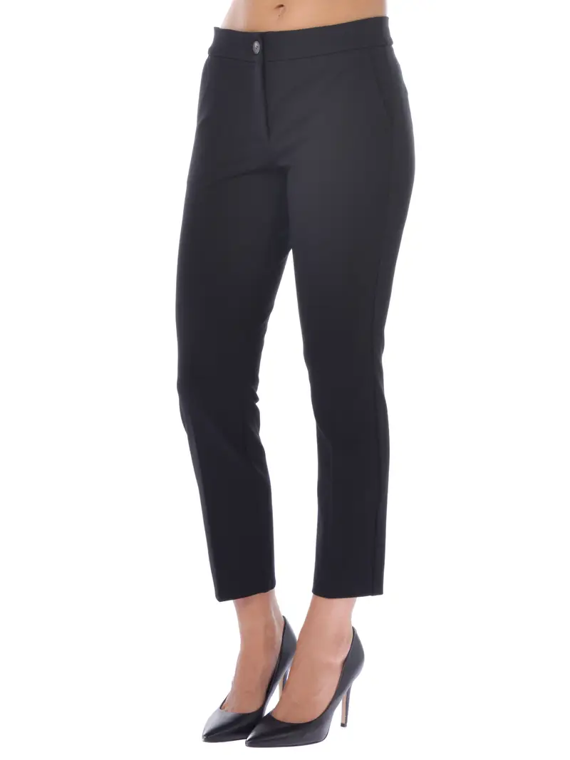 pantalone da donna Marella con elastico e tasche NERO