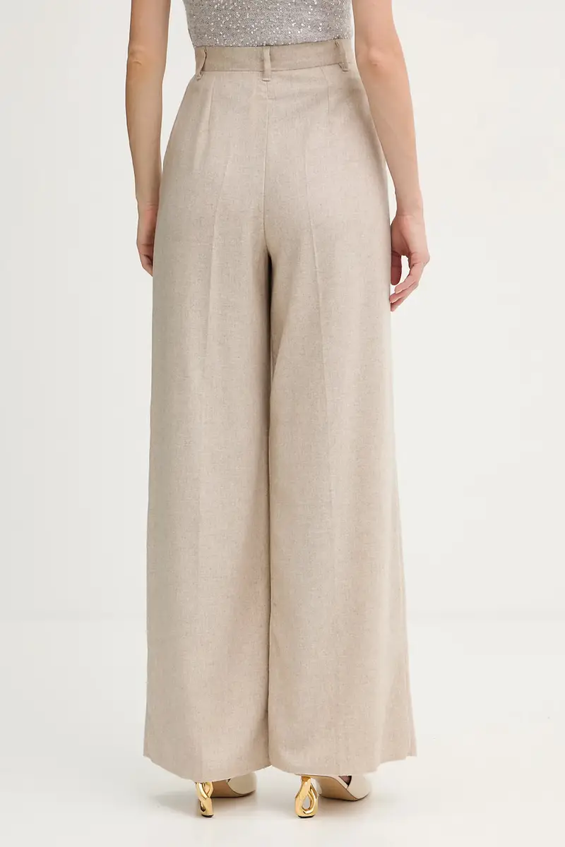 pantaloni con lana Emme by Marella colore beige 2525136102200 miniatura 3