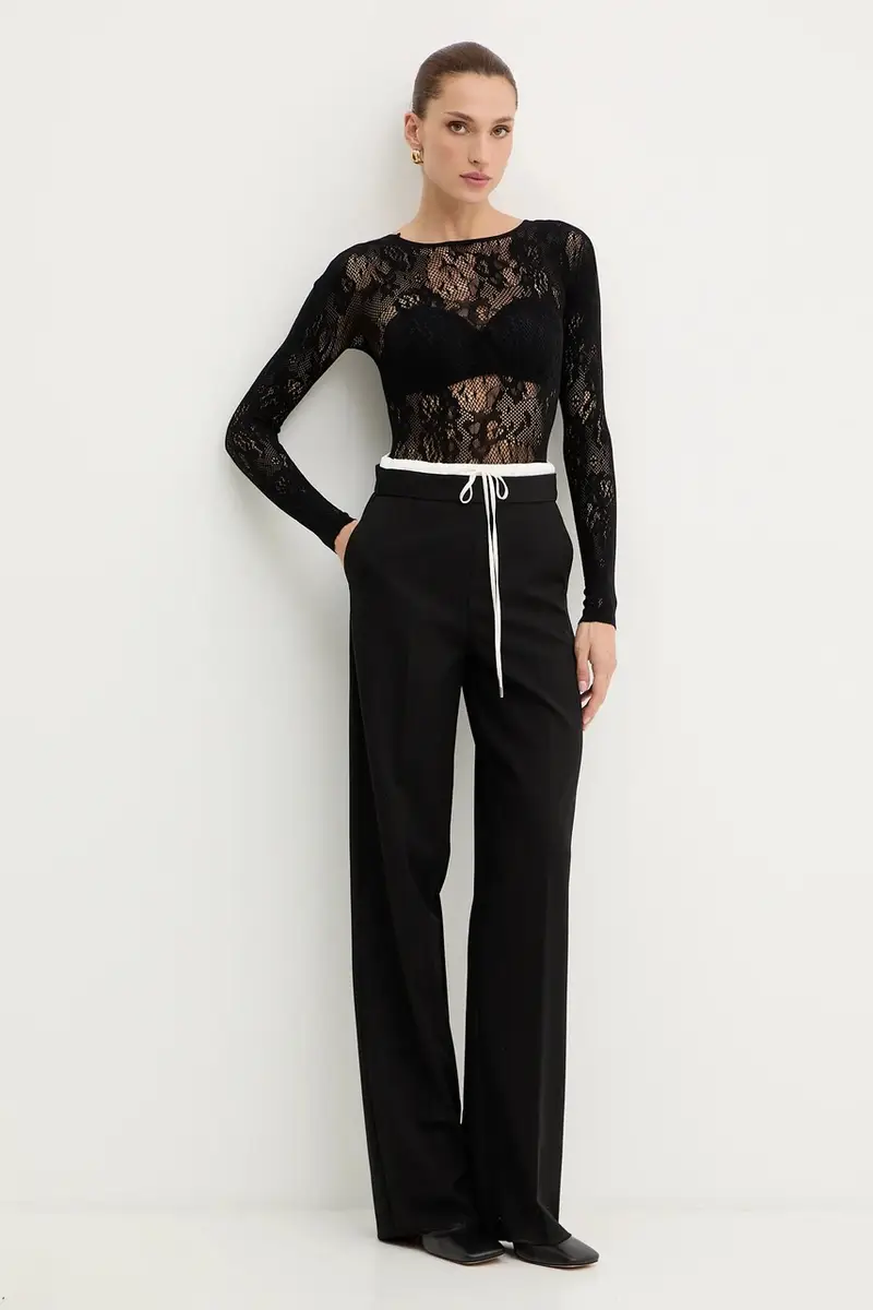 pantaloni Emme by Marella donna colore nero 2525136032200 miniatura 2