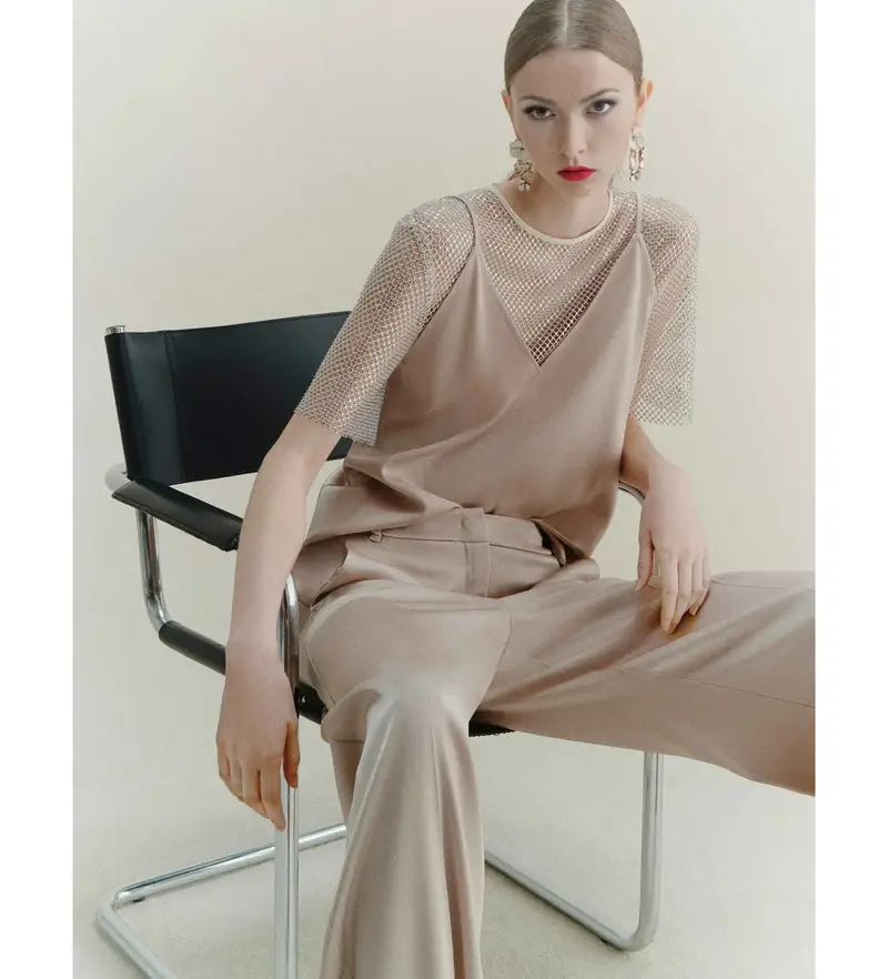 Marella Top Donna Beige 4035610