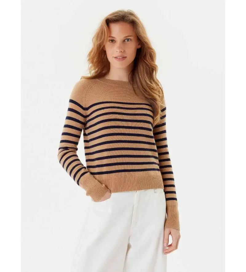 per donna 2523366244200 Maglione in misto cashmere Brown Pace (S), Marrone, Casual, Chachemire