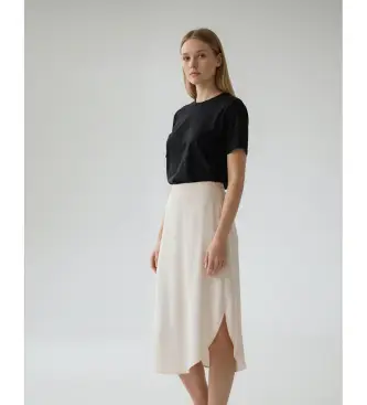 per donna 2613101065200 Gonna beige Mlmferito (38), Casual, Viscosa