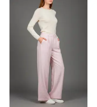 per donna 2613131035200 Pantaloni rosa Mlmformat (38), Casual, Acetato