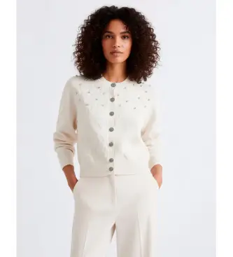 per donna 2613341021200 Cardigan beige Mlladorato (S), Casual, Cotone