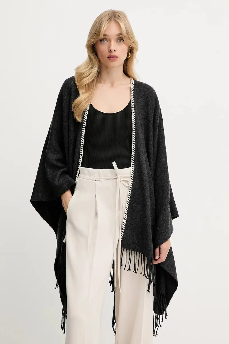 poncho Emme by Marella colore grigio 2525546031200